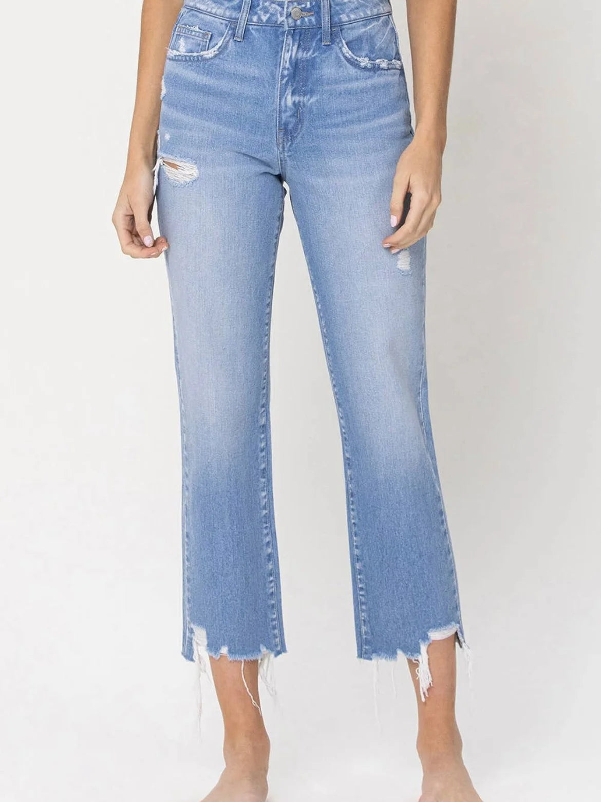 Angie high rise Vintage crop Jean