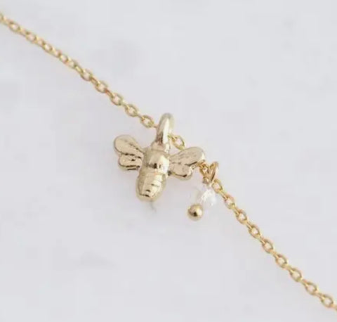 Little bee anklet