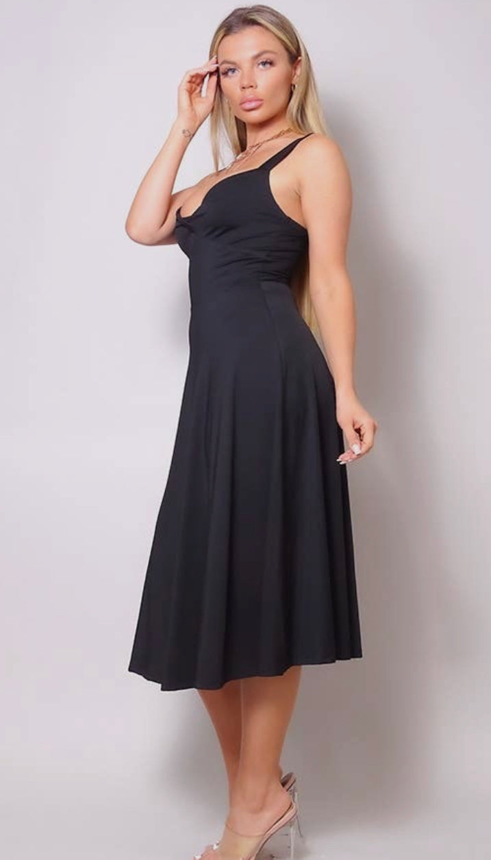 Sabrina midi dress
