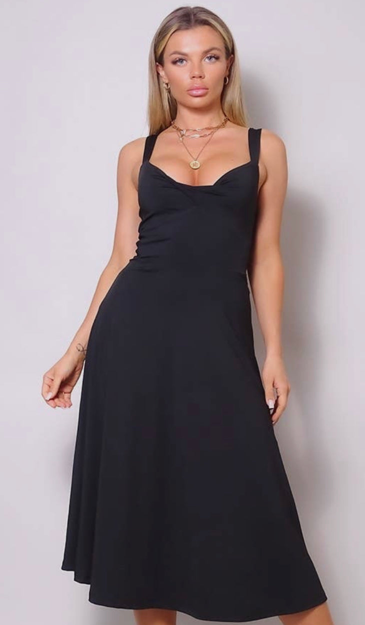 Sabrina midi dress
