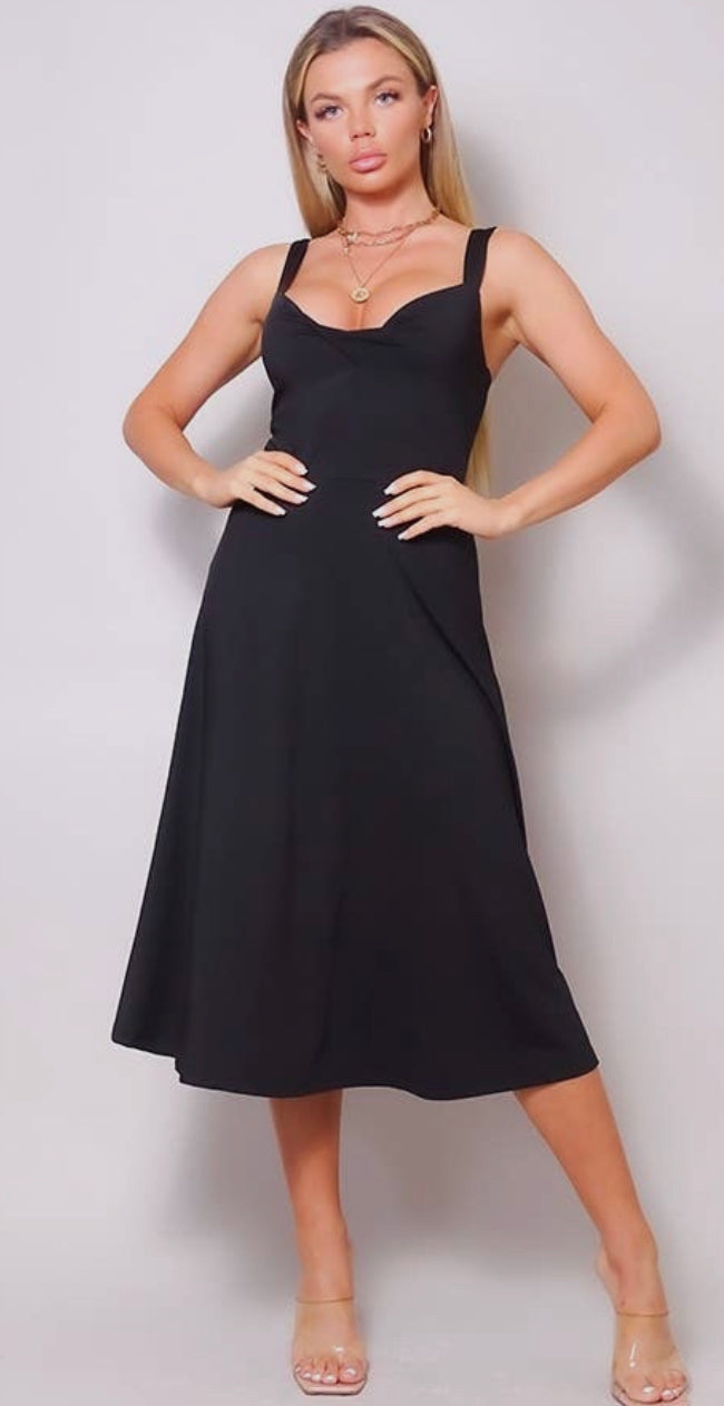 Sabrina midi dress