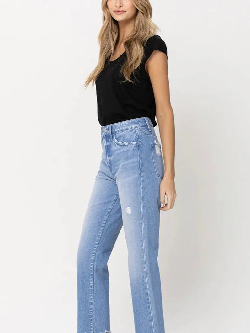 Angie high rise Vintage crop Jean