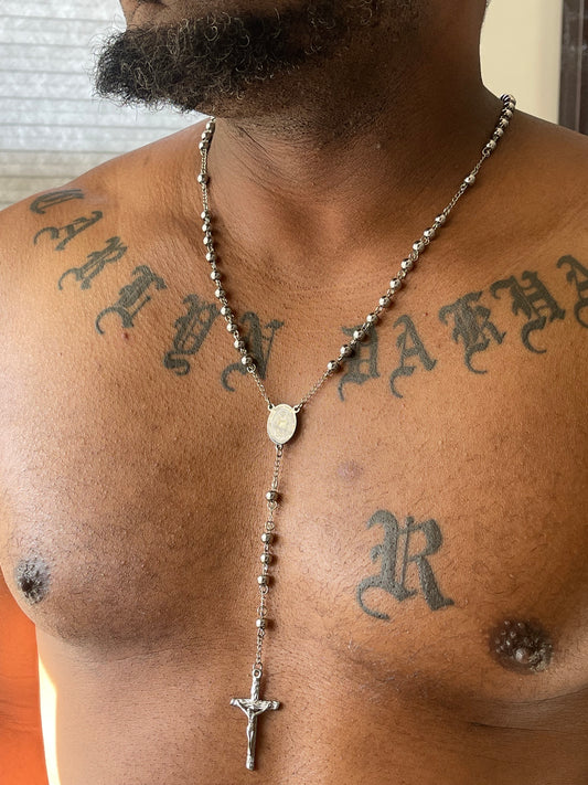 Saints & Sinners cross rosary