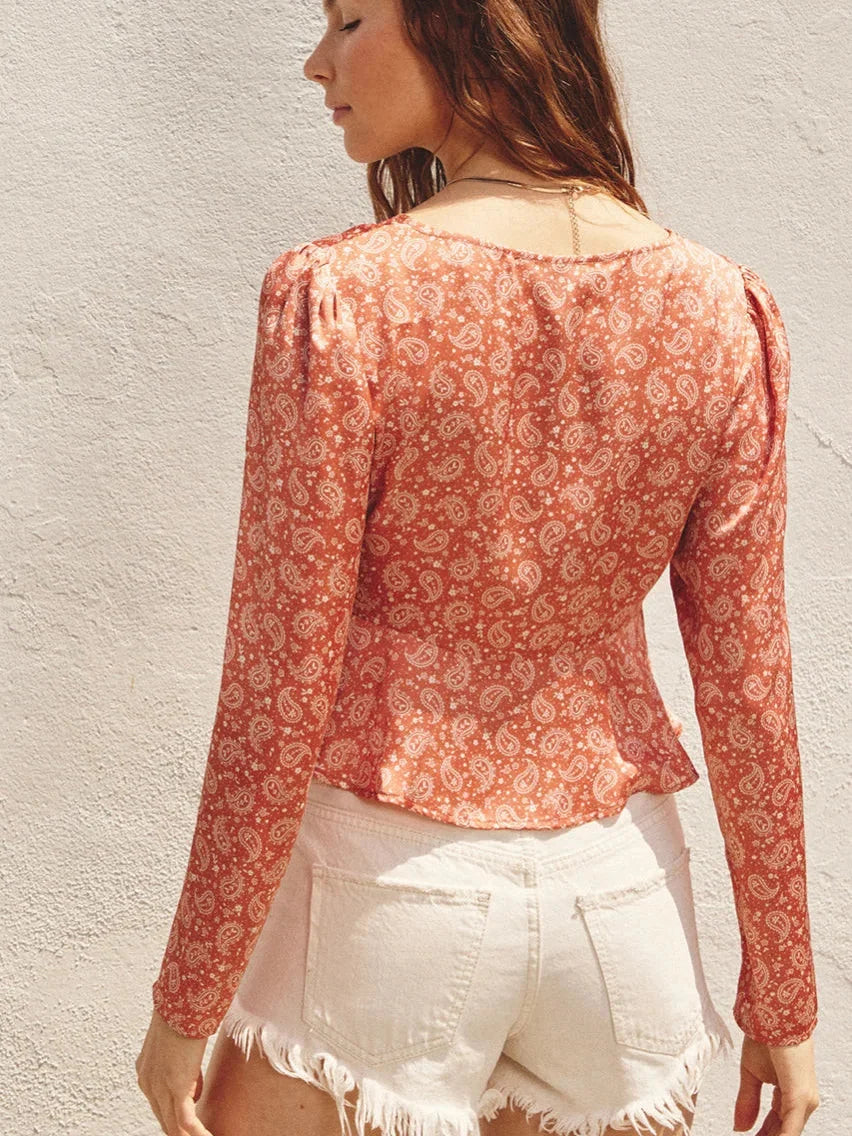 Papaya blouse