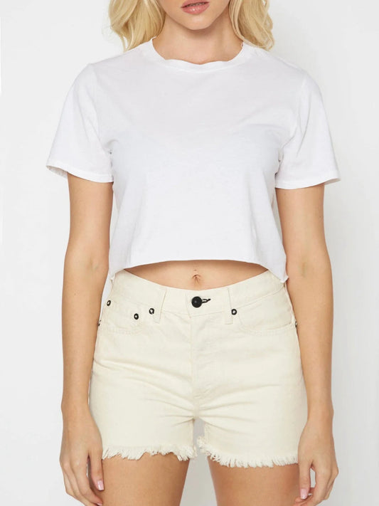 PaperDoll premium cropped tee