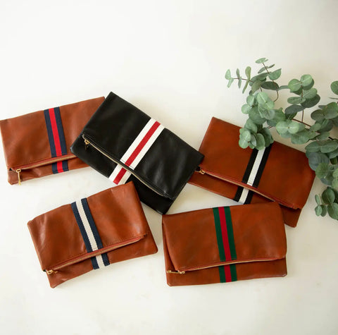 Preppy Fold-over Clutches