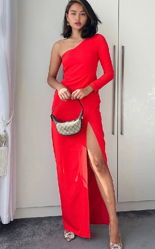 Sophia one shoulder dress