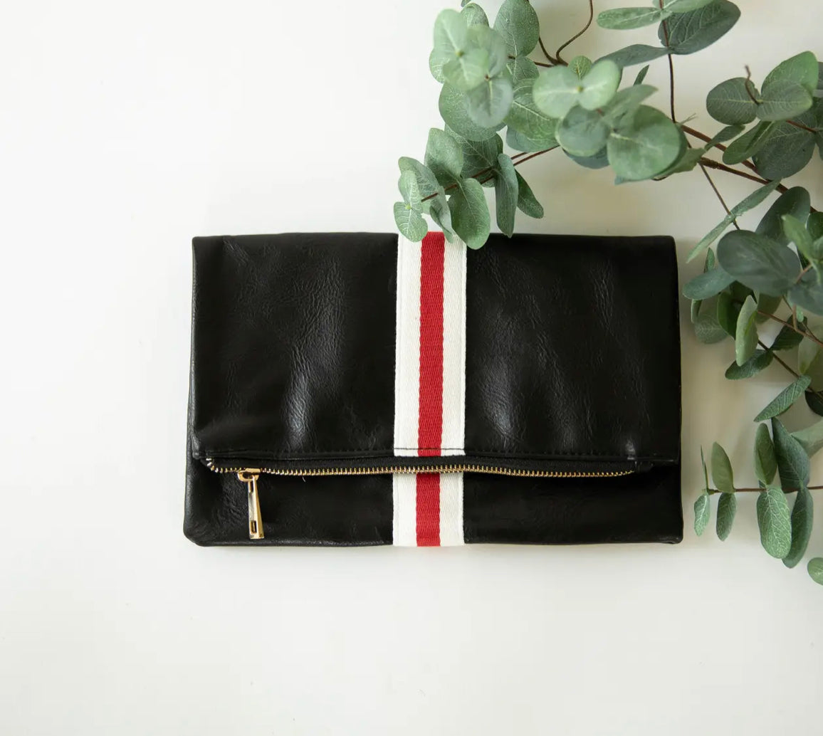 Preppy Fold-over Clutches