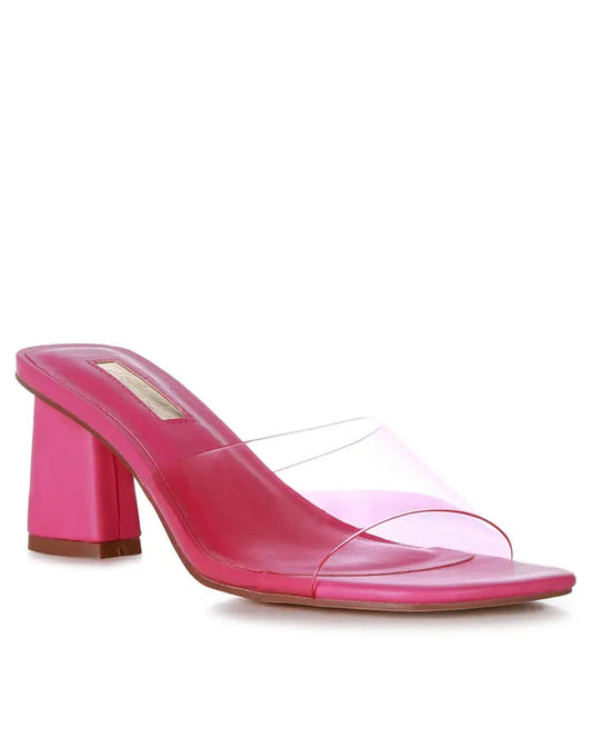 Clear pink Flirt sandals