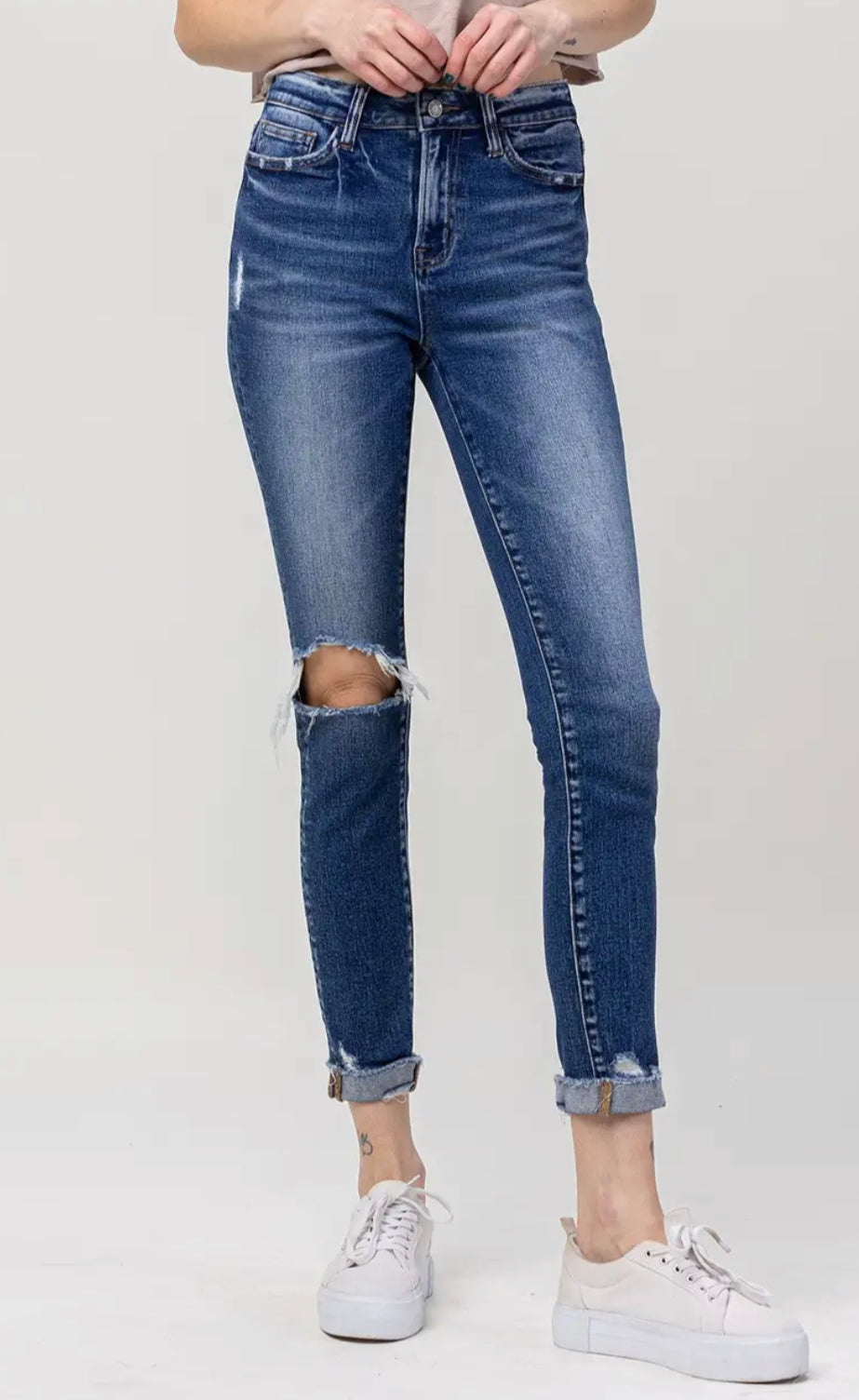 Studio straight slim jeans