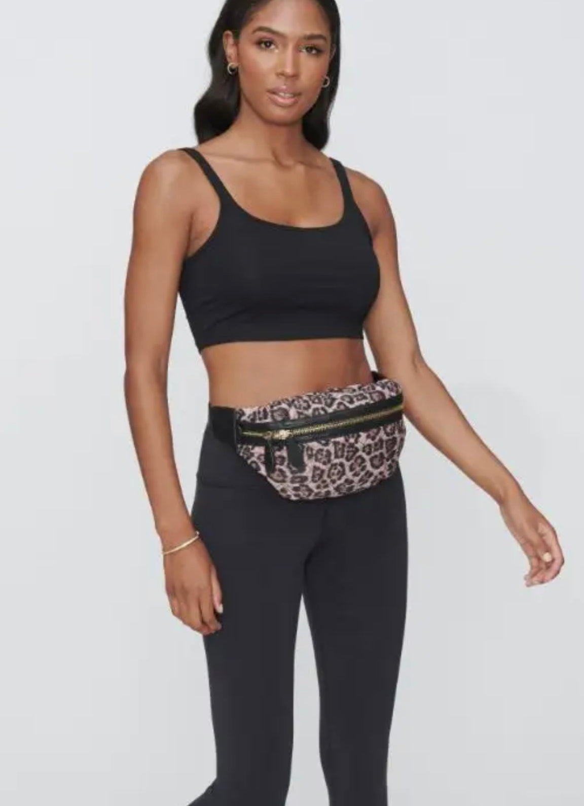 Leopard sidekick belt bag