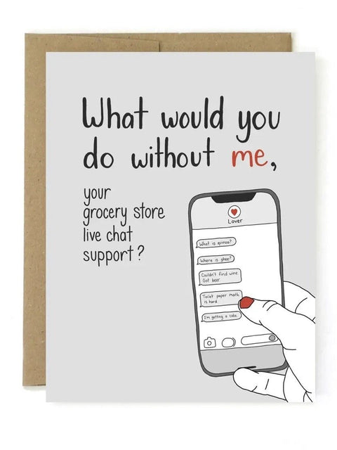 Grocery support card