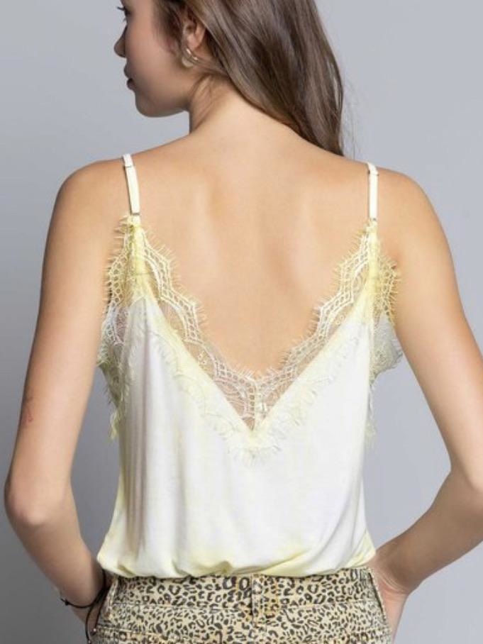 Citrus tie dye cami