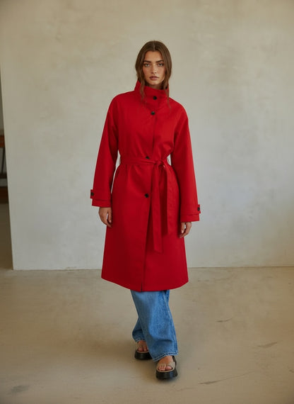 Emily Funnel neck trench(more colors)