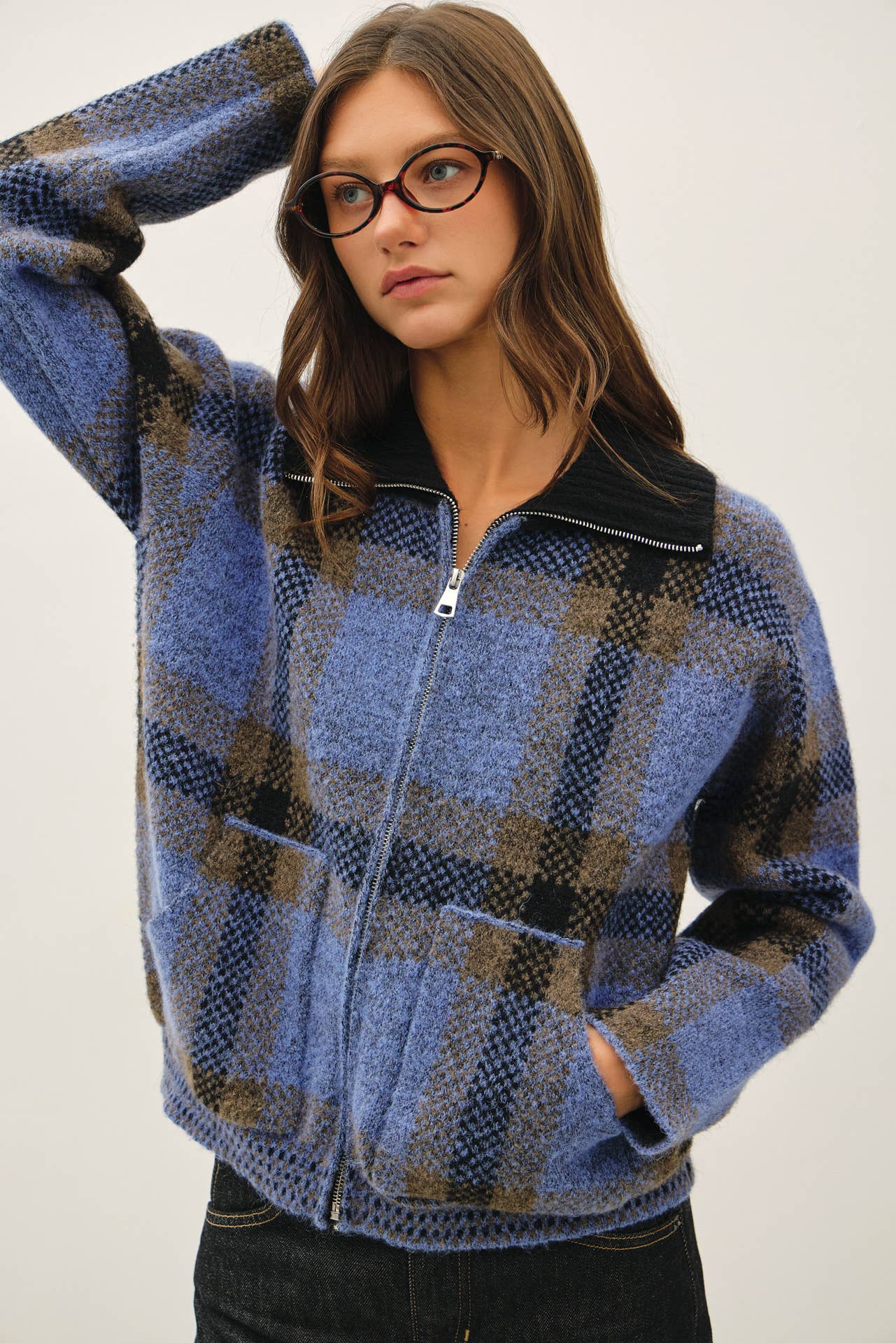 The Camden plaid coat