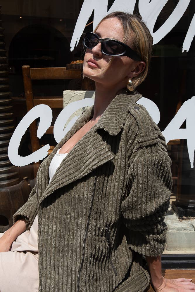 The SoHo Moto corduroy moto jacket(more colors)