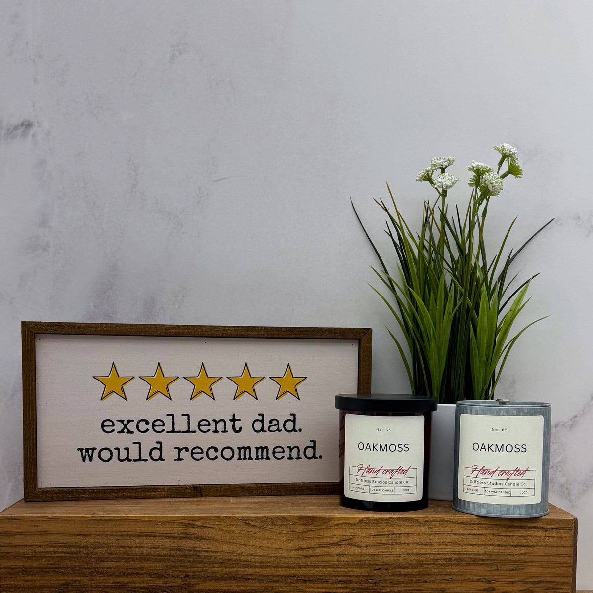 Oakmoss Rustic Handcrafted Soy Candles -