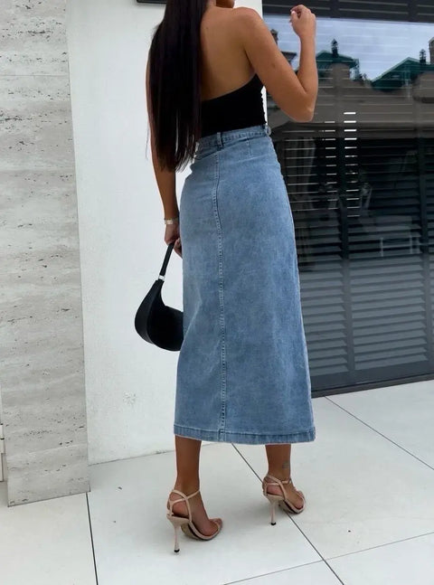 Tristan denim skirt