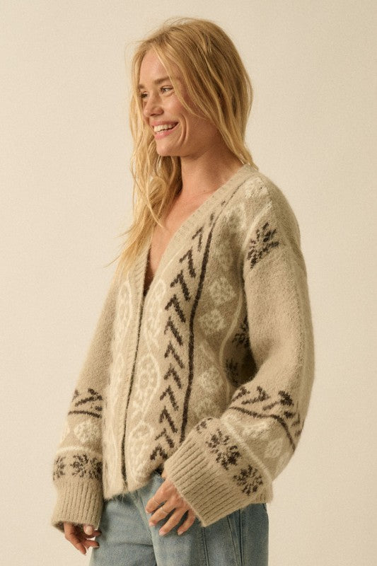 Alpine knit cardigan