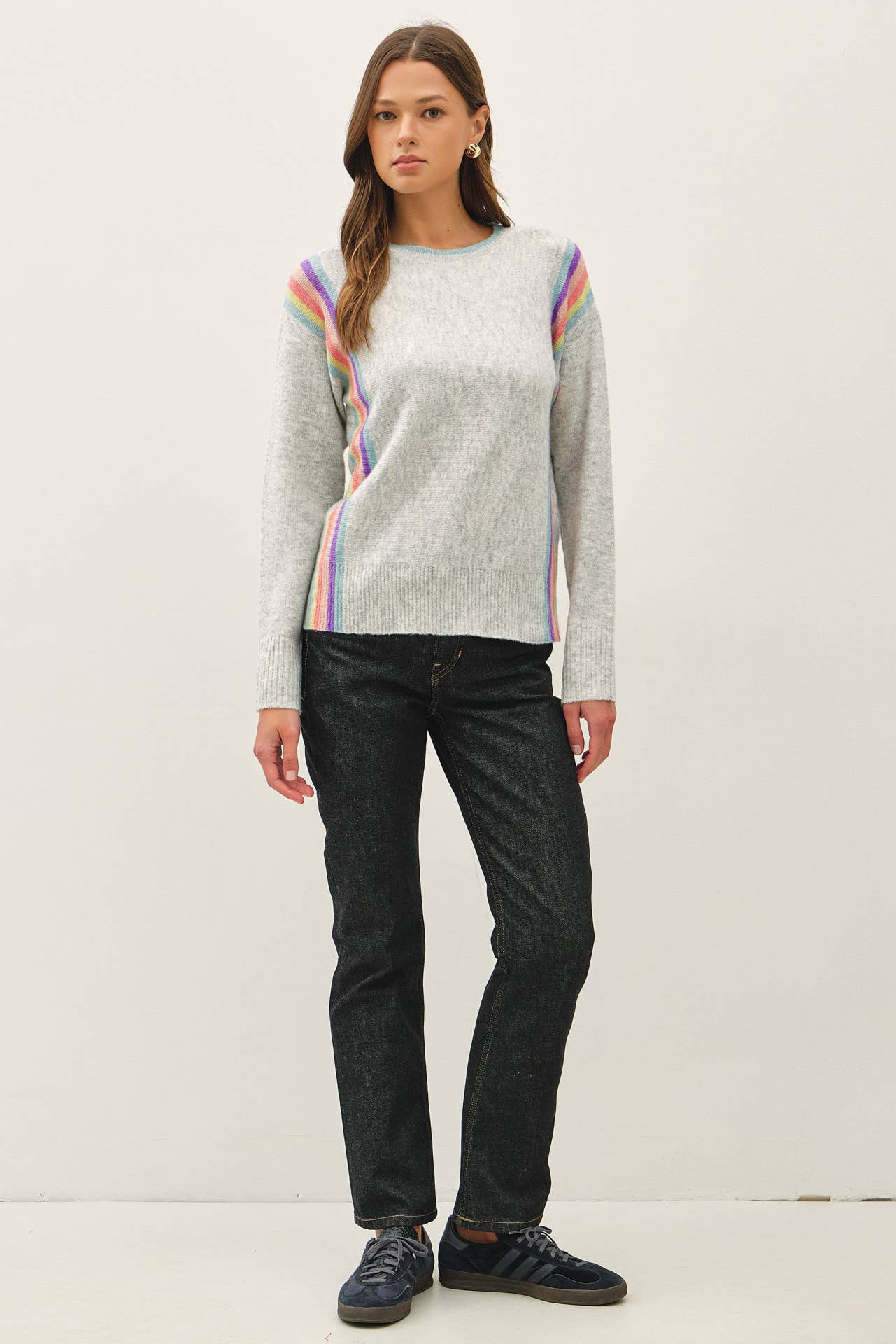 Rainbow lane sweater