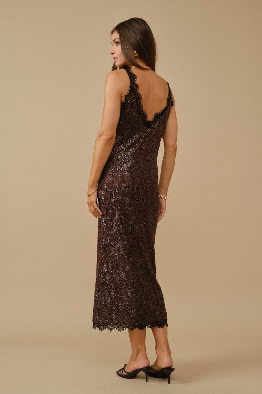 Gilded affair midi dress(more colors)