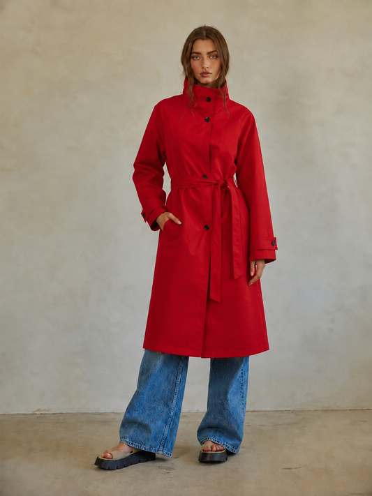 Emily Funnel neck trench(more colors)