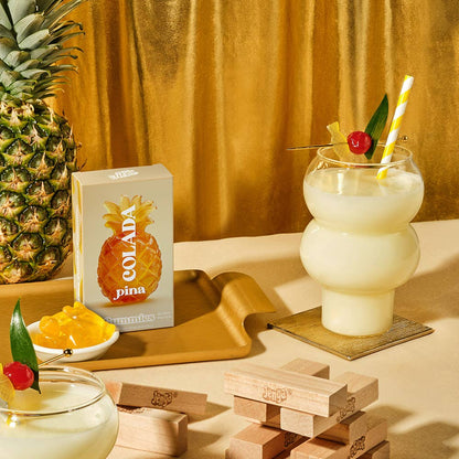 Pina Colada Gummies, Chewy Candies, All natural