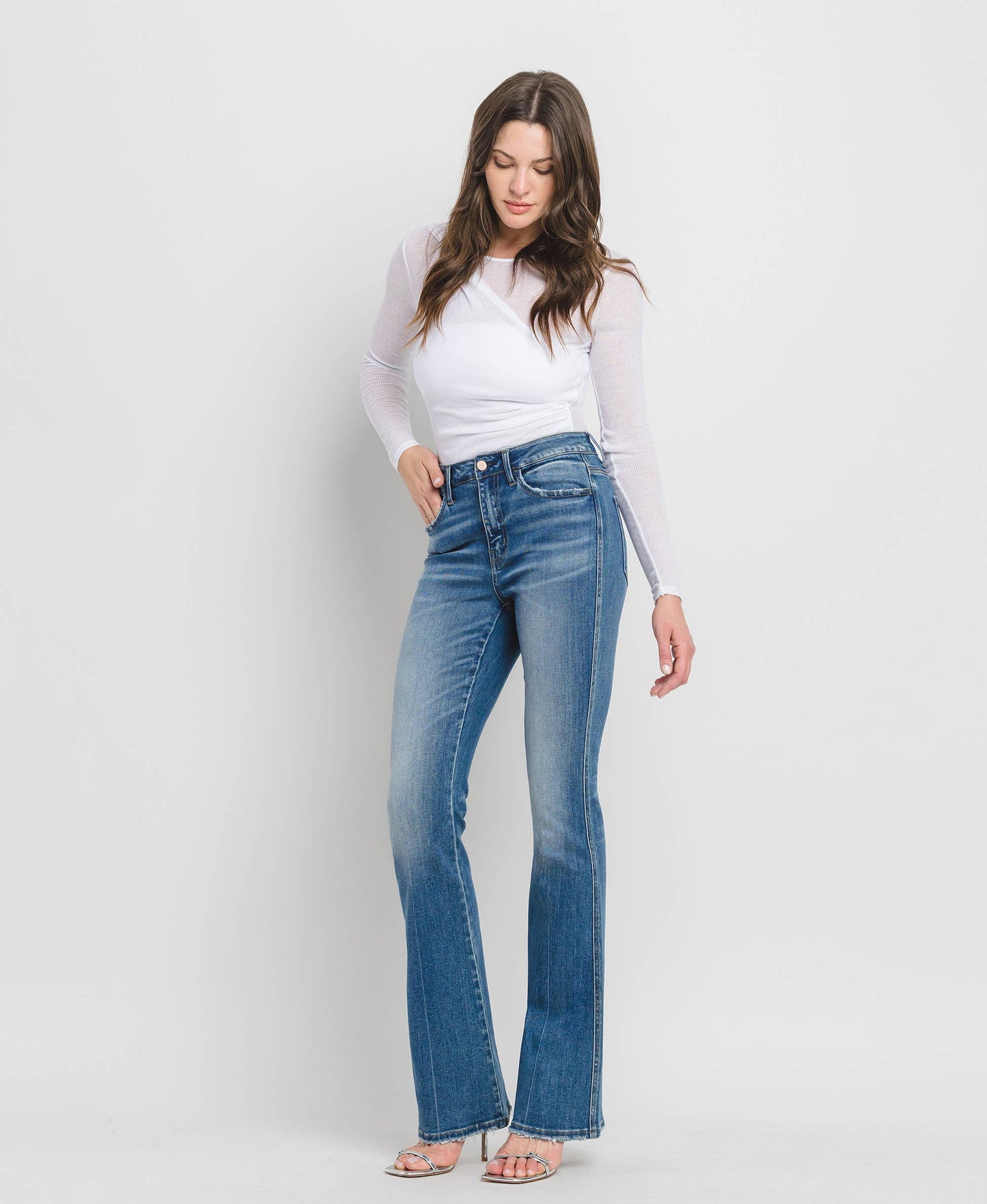 Beyond blue bootcut jeans