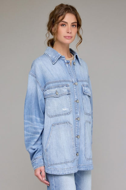 Off Duty Denim shirt jacket