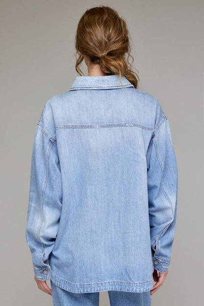 Off Duty Denim shirt jacket