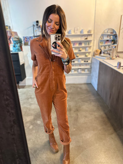 Newbury Corduroy Utility Jumpsuit-preorder