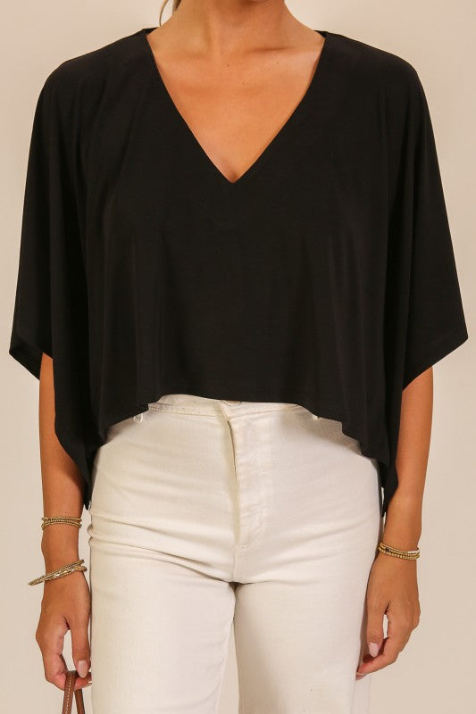 Paperdoll poncho tee(more colors)