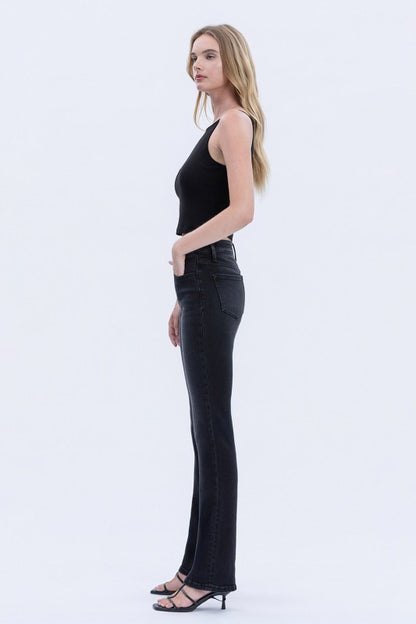 The black Edit bootcut jeans