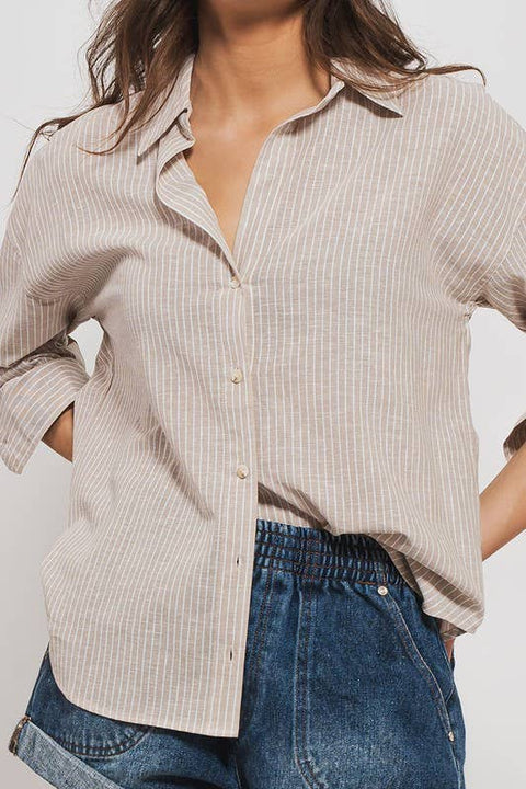Brynne blouse in neutrals