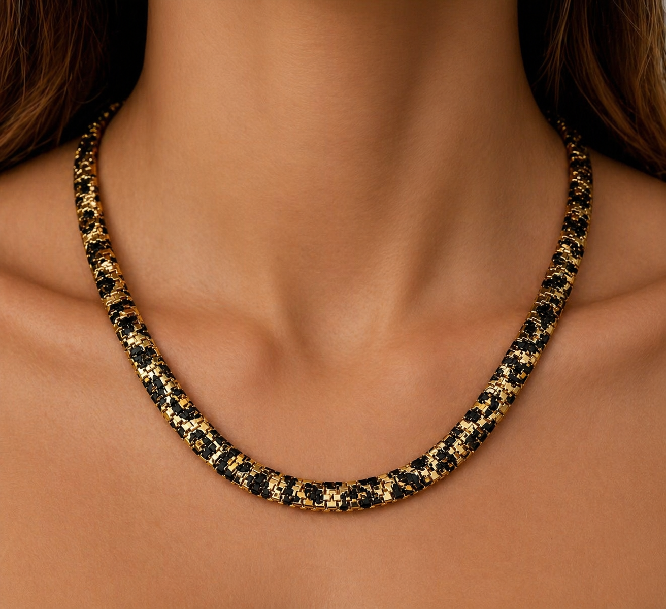 Leopard snake chain