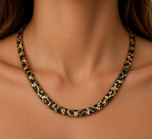 Leopard snake chain