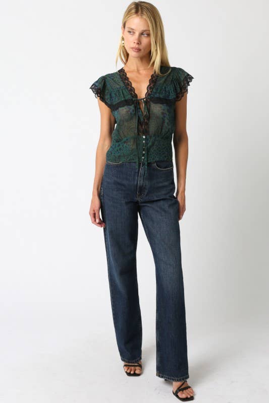 Kiley Laced Top