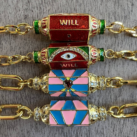 Warhol Bracelet: Will I/I Will Peacock