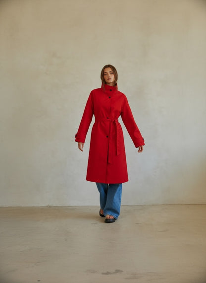 Emily Funnel neck trench(more colors)