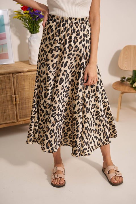 Valentine leopard skirt