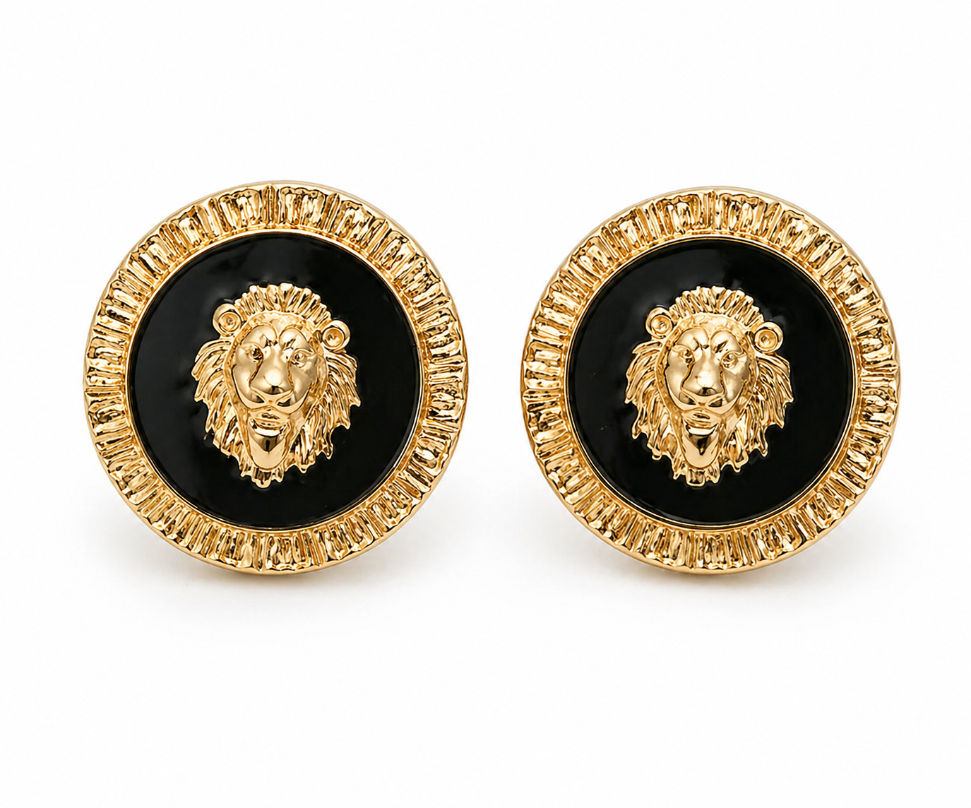 Lion royale earrings