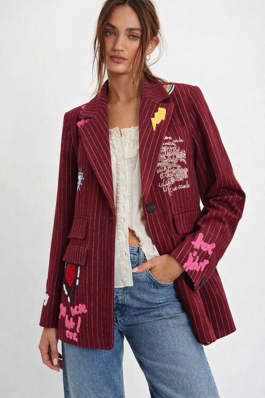 Good vibes Graffiti blazer -preorder
