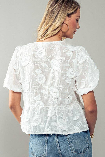 High tea blouse