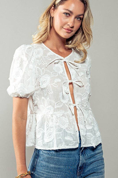 High tea blouse