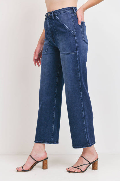 Kyle utility Jean in dark wash - best seller