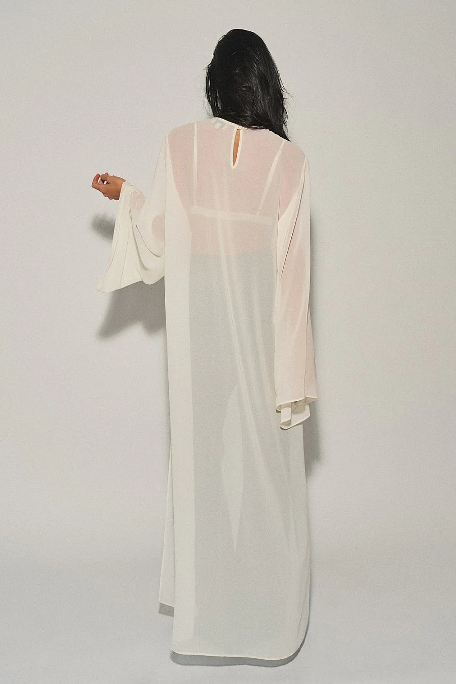 Whisper chiffon overlay top(more colors)