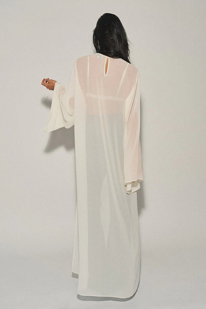 Whisper chiffon overlay top(more colors)