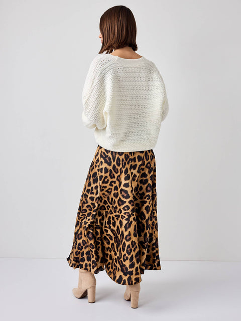 Valentine leopard skirt