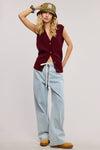 Merle knit vest (more colors)