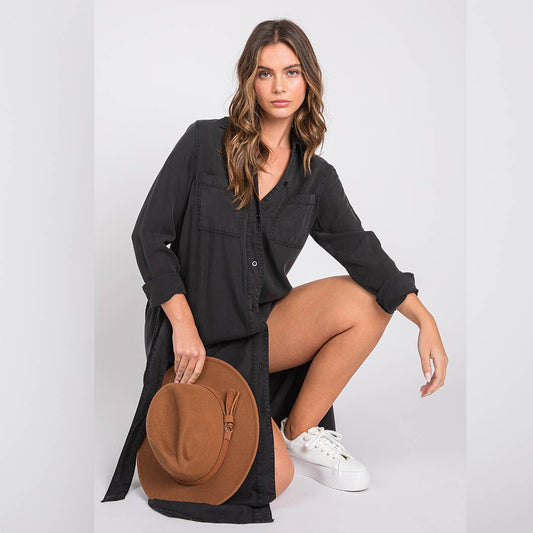 Nicola Denim Shirt Dress
